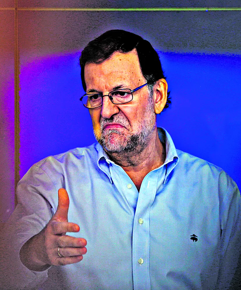 EN MADRID. Mariano Rajoy encabezó una reunión del Partido Popular. Reuters