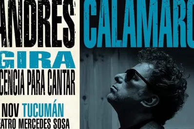 Andrés Calamaro confirmó que tocará en Tucumán