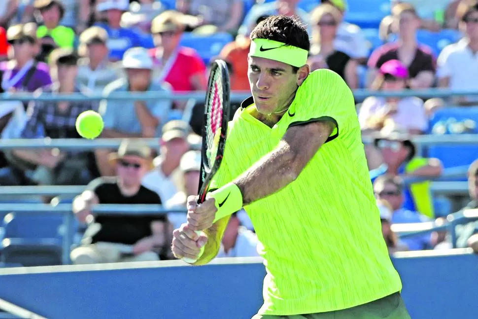 RACHA. En lo que va del torneo, “Delpo” venció a Schwartzman, Johnson y Ferrer. reuters 