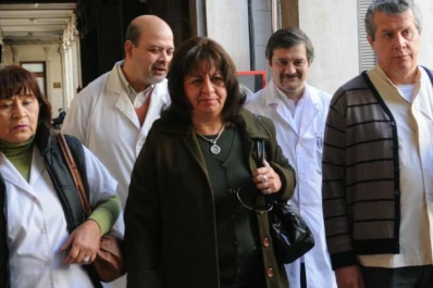 Los médicos autoconvocados finalmente fueron recibidos por Chahla
