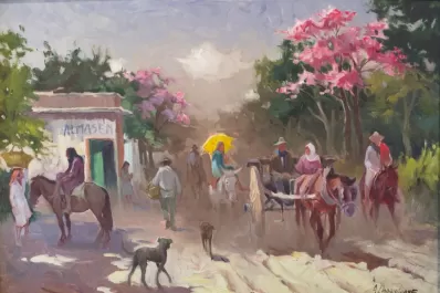 Exponen obras de Antonio Osorio Luque