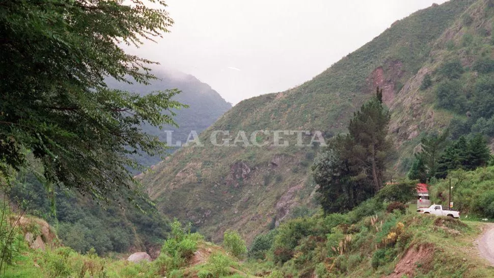 POTRERO DEL CLAVILLO. El dique se hará en el límite entre Catamarca y Tucumán. ARCHIVO LA GACETA 