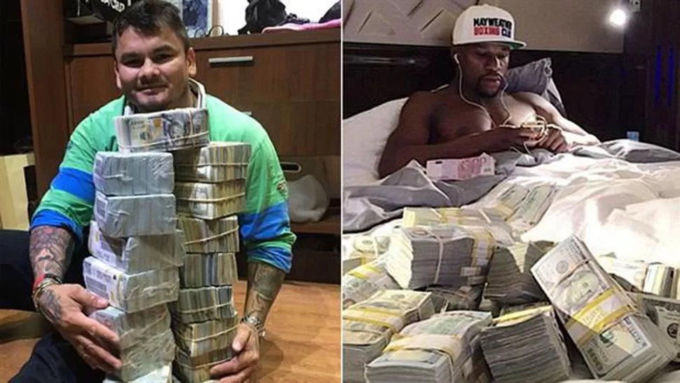 El Chino Maidana sobre la polémica foto con los millones de dólares: era una broma para Mayweather