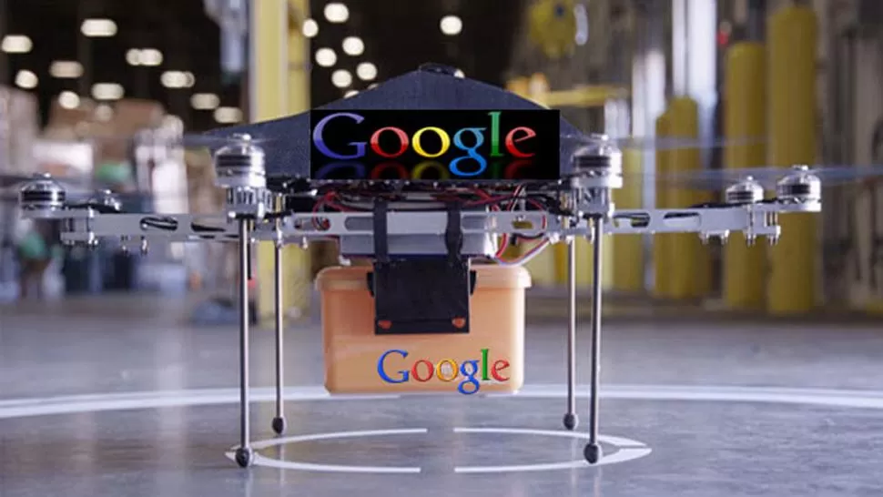 DRON GOOGLE. La empresa confirmó cientos de vuelos planeados en un período de varios días. FOTO TOMADA DE MARKETINGACTUAL.ES