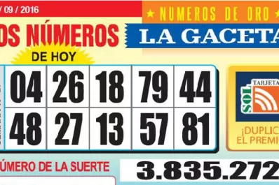 Los Números de Oro de LA GACETA