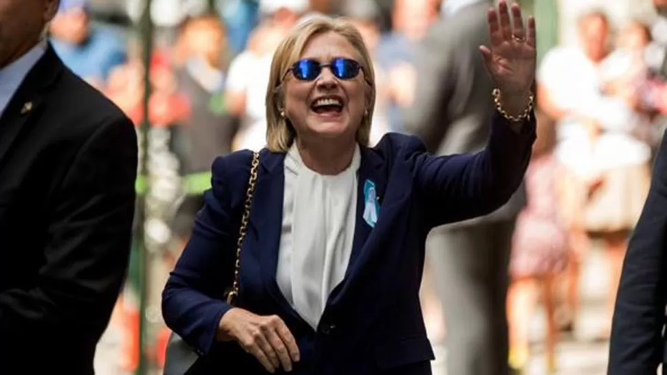 SALUD. Hillary Clinton, candidata demócrata de Estados Unidos. FOTO TOMADA DE INFOBAE,