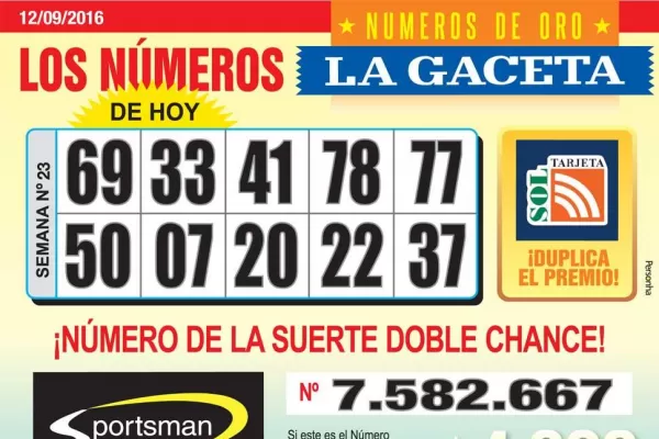 Los Números de Oro de LA GACETA