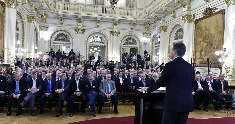 COMO EN MAYO. Macri convoca a empresarios y a funcionarios. Pero esta vez el lugar será el Centro Cultural Néstor Kirchner durante un foro de negocios. dyn (archivo)