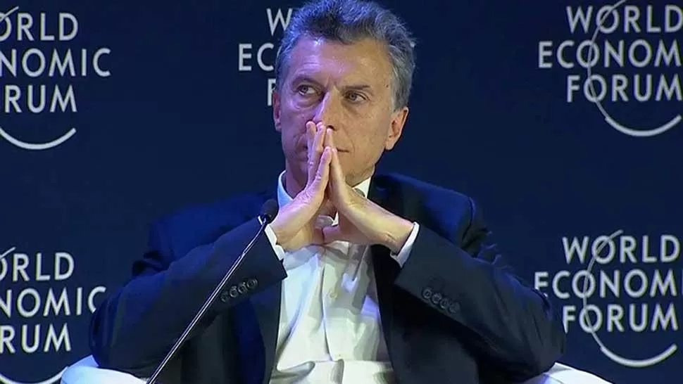 MAURICIO MACRI. El presidente asegura que es la oportunidad de conseguir inversiones. FOTO TOMADA DE 100DX.COM.AR