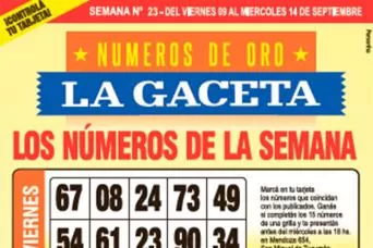 La grilla completa de los Números de Oro