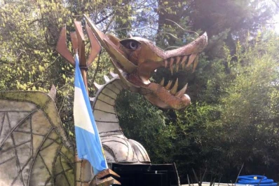 Un sciolista tenía una caja fuerte dentro de un dragón