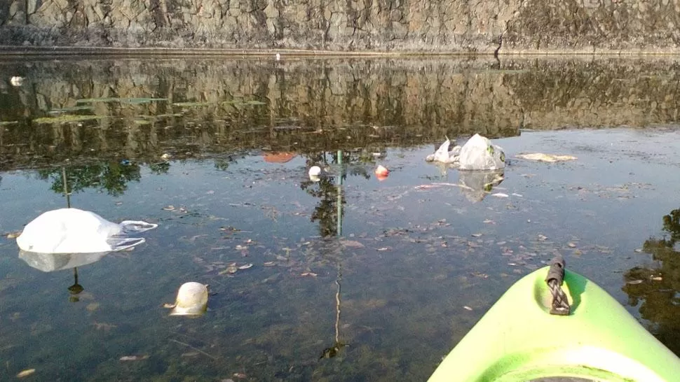 ESTADO ACTUAL DEL LAGO SAN MIGUEL. GENTILEZA ALEJANDRO RÍOS