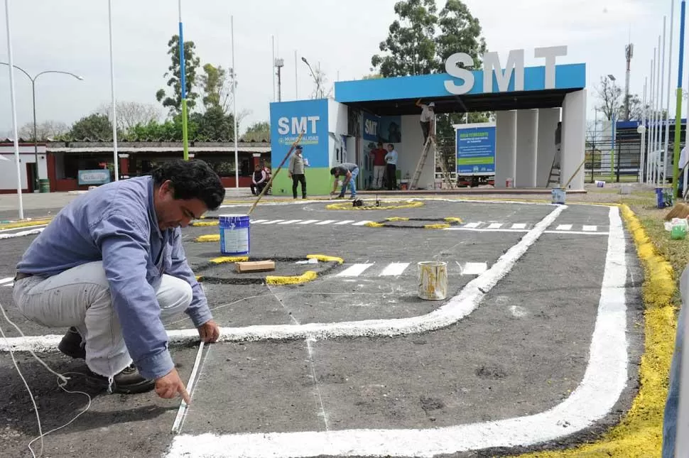 LARGARON. La Municipalidad vuelve a llevar su pista de educación vial. LA GACETA / Foto de José Nuno.-