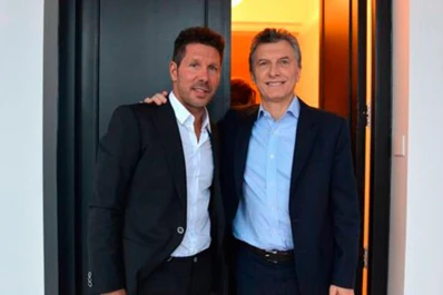 Macri futbolero: habló de Messi, Simeone y los llenó de elogios