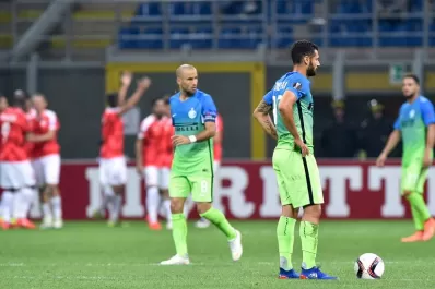 Las derrotas de Inter y Manchester United en todo el resumen de la Liga de Europa