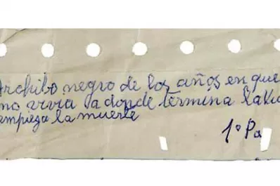 Jorge Julio López dejó por escrito recuerdos sobre su secuestro