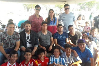 Jugadores de San Martín y Atlético participaron de las jornadas por la Juventud