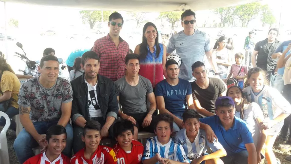 Jugadores de San Martín y Atlético participaron de las jornadas por la Juventud