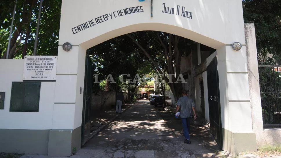 INSTITUTO ROCA. Uno de los lugares de Tucumán en donde están alojados los menores que están privados de su libertad. ARCHIVO LA GACETA