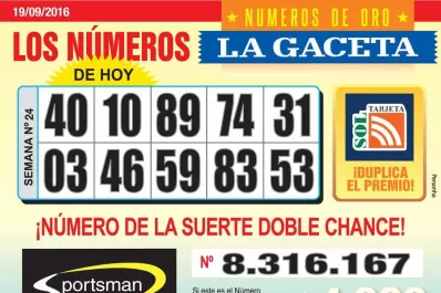 Los Números de Oro de LA GACETA