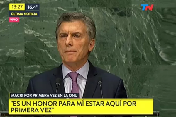 Las ocho frases más fuertes de Macri durante su discurso en la ONU