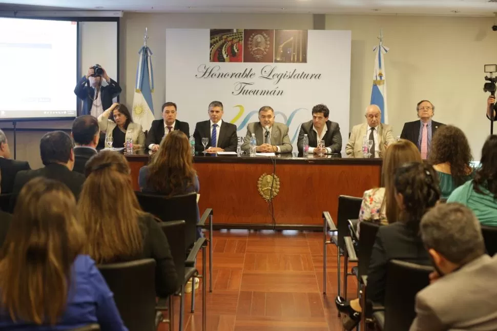 ANUNCIO. Jaldo presentó la iniciativa en la Cámara ayer al mediodía. prensa legislatura