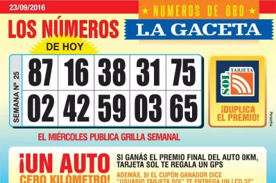 Los Números de Oro de LA GACETA