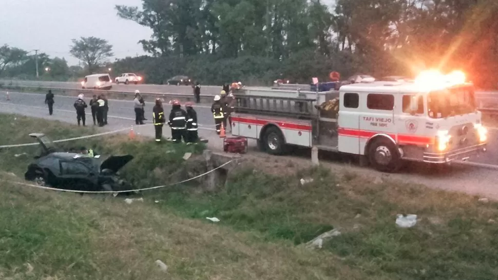 Madre e hija murieron en un accidente en Villa Mariano Moreno