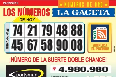 Los Números de Oro de LA GACETA