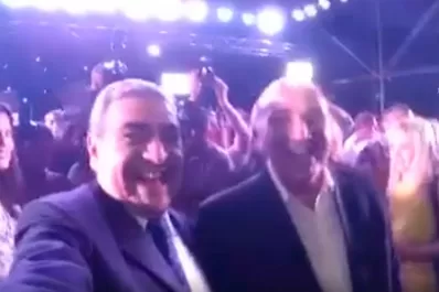La selfie de Alfaro y Manzur en los festejos