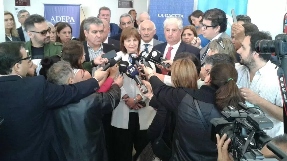 Bullrich afirmó que se detectaron varios casos de narcotráfico vinculados con la política