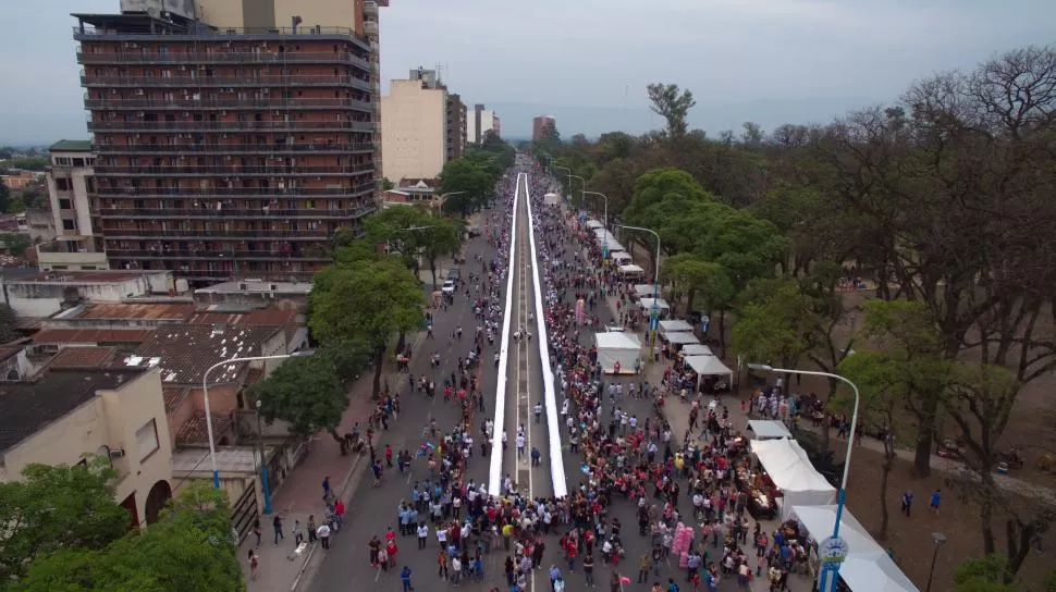 DESDE ARRIBA. Seis cuadras de pura dulzura coparon la Mate de Luna. foto de horizonte drones