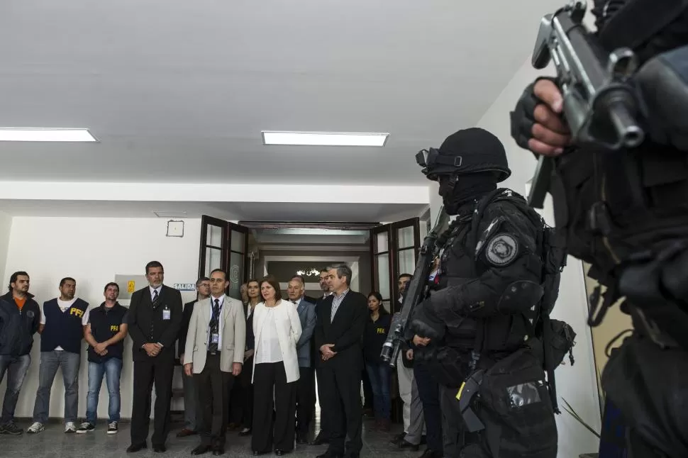 ARENGA. La ministra llamó a perseguir a los narcotraficantes “sin temor”. la gaceta / foto de jorge olmos sgrosso