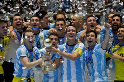 Alegría en cancha chiquita en el Mundial de Colombia