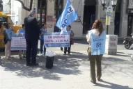 Docentes de Sadop se sumaron a la protesta de los universitarios