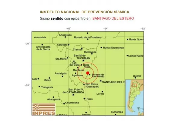 Un nuevo temblor causó alarma en Las Termas y ya son tres en los últimos días