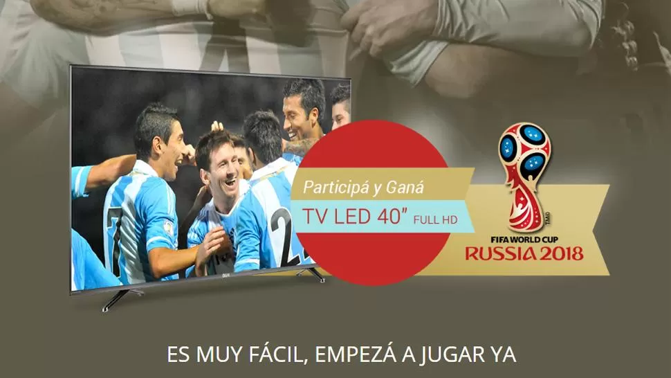 Acertá los resultados de las eliminatorias y ganate un LED 40 con Palpitando 2018