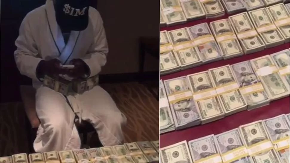 Otro video de Mayweather y sus millones generó polémica en la web