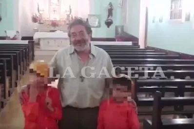 Video: el cura Juan Viroche, en una de sus últimas imágenes