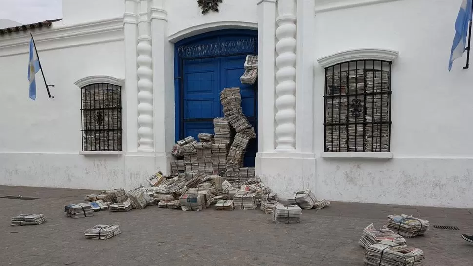 ASÍ QUEDÓ. La instalación de Res, tras el ataque del vecino enfurecido. LA GACETA / JUAN MANUEL ROVIRA