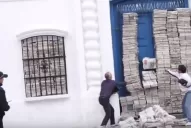 Video: así destruyeron la intervención artística en la Casa Histórica
