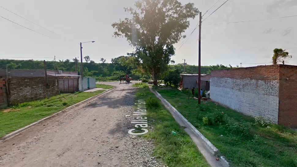 VILLA 9 DE JULIO. La víctima había ido a visitar a su hermana cuando se produjo la discusión que derivó en su muerte. CAPTURA GOOGLE MAPS