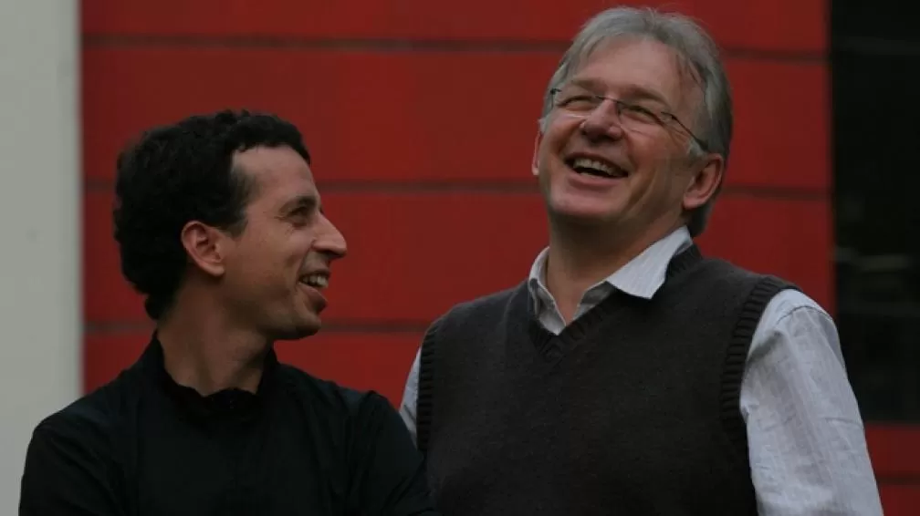 DÚO DE TALENTOS. Los artistas se alejan de sus aristas naturales. lavoz.com.ar