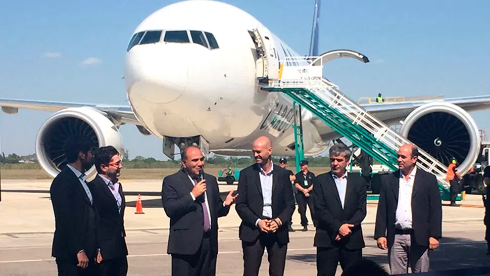 OBRAS EN EL AEROPUERTO. La nueva plataforma comercial tuvo una inversión de unos $ 600 millones. PRENSA Y COMUNICACIÓN