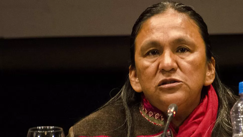 MILAGRO SALA. La jujeña está detenida desde el 16 de enero, acusada de instigación de una protesta de cooperativistas de vivienda frente a la Casa de Gobierno de Jujuy. FOTO TOMADA DE SITIOSARGENTINA.COM.AR