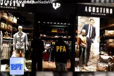 Video: Lanata mostró las imágenes de los allanamientos a los locales de ropa de Rial