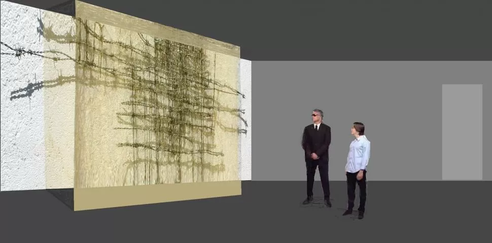LA PROYECCIÓN DE LO PENSADO. Una vez concluido, el diseño del artista plástico Marcos Figueroa se verá de este modo según una construcción realizada a través de la computación.  