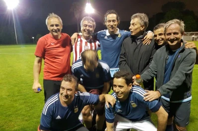 Gol tucumano para el triunfo del equipo del Presidente