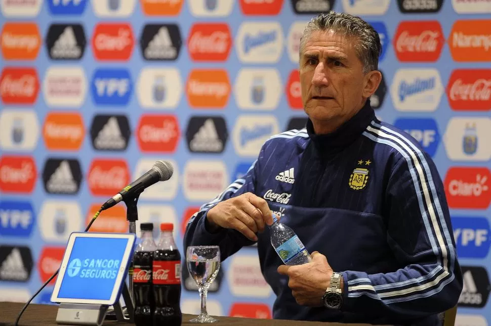 CONFIADO. Bauza asegura que Argentina derrotará a Paraguay en Córdoba. telam