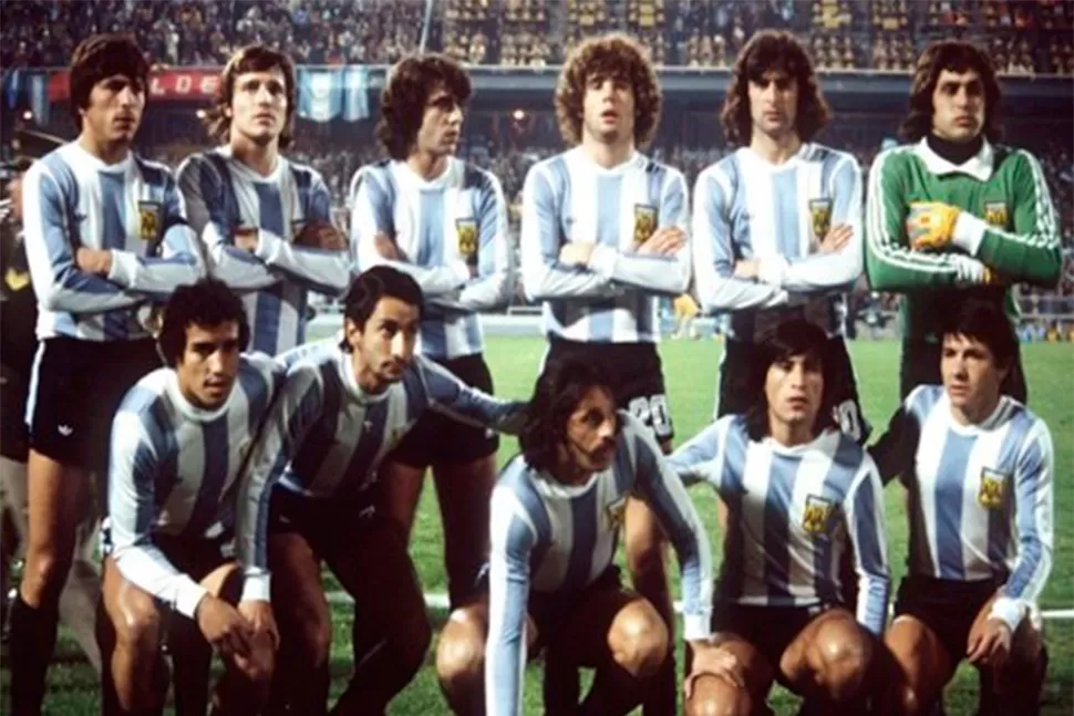 EL EQUIPO CAMPEÓN MUNDIAL DE 1978. 
FOTO TOMADA DE PRENSA AFA